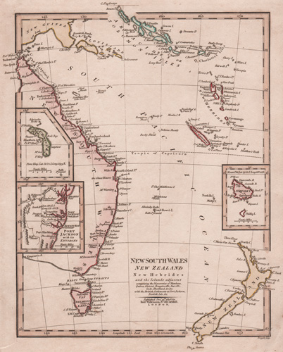 New South Wales, New Zealand, New Hebrides and the Islands adjacent 1809